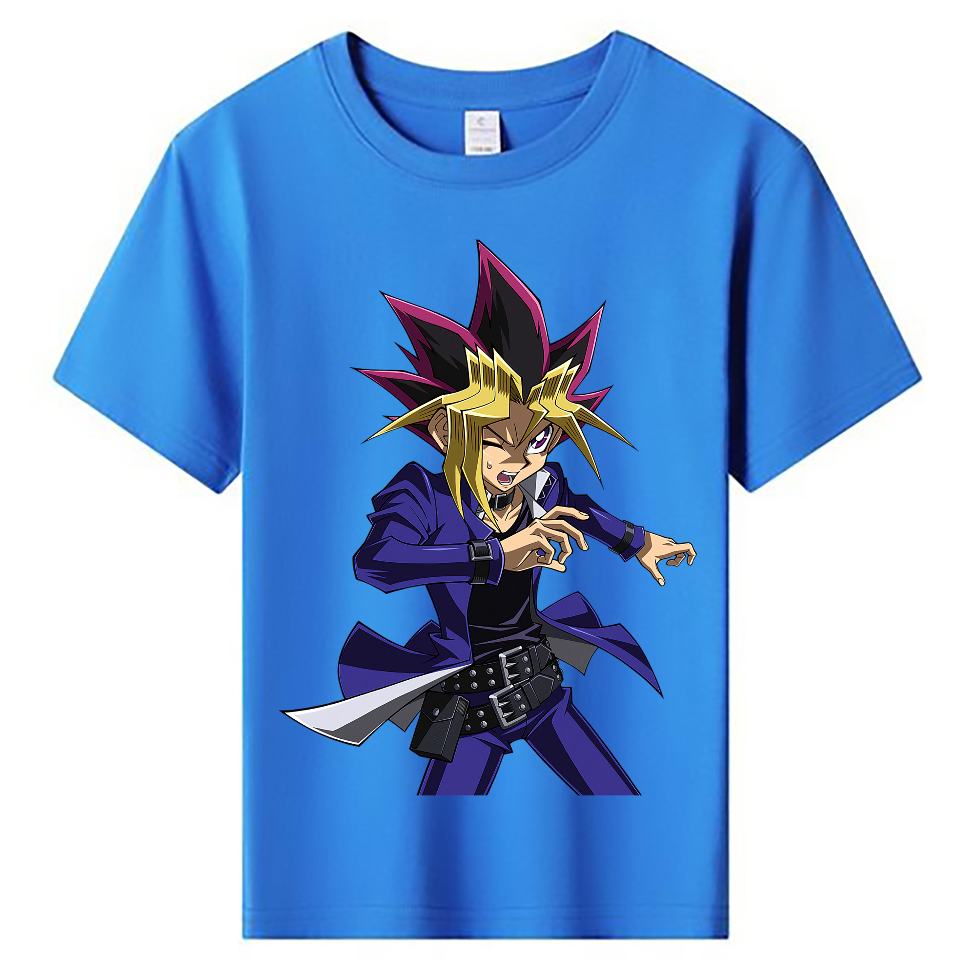 （画像用） 遊☆戯☆王 Yu-Gi-Oh! 綿100％キッズTシャツ（フロントプリント）